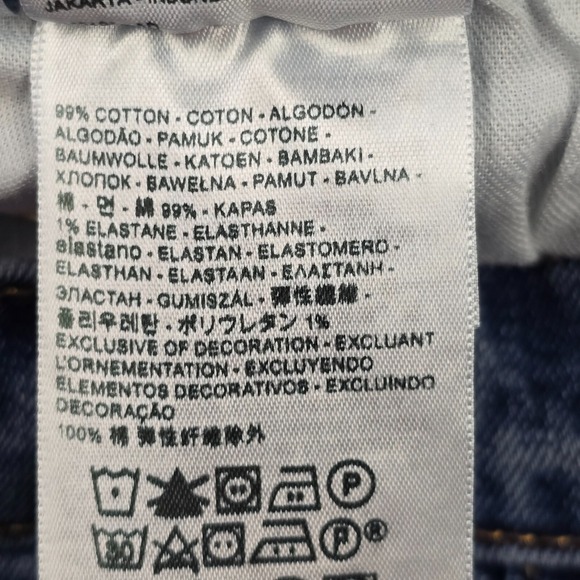 Levis 512 Jeans Mens 32x34 (Fits 30x32) Blue Slim Taper Fit Stretch Denim Modern - Picture 4 of 12